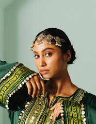 Green Long Kurta with Parallel Pants