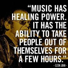 To remind us of the everyday power of music and how it heals our souls, we've prepared this collection of inspirational, beautiful, and funny music quotes. Elton John Took His Kids To The Fair Description From Pinterest Com I Searched For This On Bing Com Images Music Quotes Elton John Quotes Music Heals