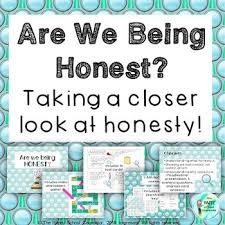 If you want, you can use it like an exam, you can check the students' degree. Honesty Lesson Worksheets Teaching Resources Tpt