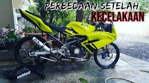 Dihitung dari rangka, body dan mesinnya motor kawasaki ninja r ini cukup ringan dengan berat 124,5kg, ditambah berat dari kapasitas tangki bahan bakar jika di isi sampai penuh mampu mencapai 10 liter. Modifikasi Motor Ninja Rr Rangka Cat Warna Hijau Kuda Modifikasi Motor Terbaru 2021