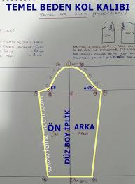 Temel Beden Kol Kalibi Resimli Anlatim Dikis Temel Bilgileri Dikis Dikis Projeleri