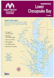 Maptech Lower Chesapeake Bay Waterproof Chartbook 1st Ed