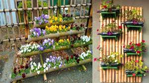 Bamboo is used in this idea in two different ways. Decorating Your Gardening Forum