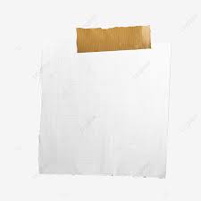 Free image from public domain license. Blank Document Memo With Torn Tape On White Paper White Page Paper Tape Png Transparent Image And Clipart For Free Download