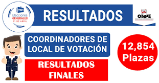Vídeos, fotos, audios, resúmenes y toda la información de resultados onpe en rpp noticias. Onpe Resultados Finales Coordinadores De Local De Votacion Elecciones 2021