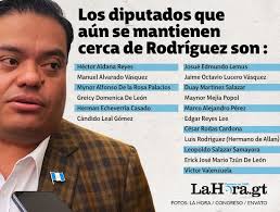 Allan Rodríguez pierde poder y la bancada se distancia de Alejandro  Giammattei