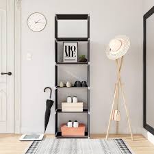 Maybe you would like to learn more about one of these? Songmics Etagere De Rangement Bibliotheque A 5 Niveaux Charge Par Etagere De 5 Kg 50 X 30 X 180 Cm Pour Chambre Salon Penderie Noir Lsn15h