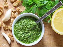 Lemon-Pepper Parsley Pesto (What To Do With Extra Parsley)