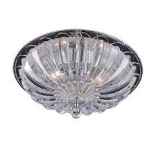 A wide variety of flush mount lighting fixtures options are available to you, such as color temperature(cct), lamp body material, and ip rating. Home Decorators Collection Vintage Collection 15 75 In 3 Light Chrome Flush Mount With Glass Shade 22943 Hbu The Home Depot