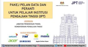 Pinjaman pengajian tinggi ini adalah tanpa faedah dan ianya pinjaman boleh ubah (biasiswa) permohonan boleh dibuat secara atas talian. Permohonan Bantuan Pakej Pelan Data Dan Peranti Pelajar Ipt B40