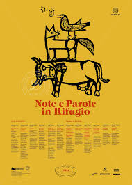 Barbara Picotti Arte Poster Note E Parole In Rifugio Client Assorifugi F V G Art Director Nicoletta Zattra Illustration Ba Poster Parole Illustration