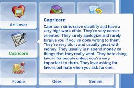 Zodiac traits 1.1 by radiophobe. Zodiac Trait Pack Sims 4 Traits Sims 4 Body Mods Sims 4 Game