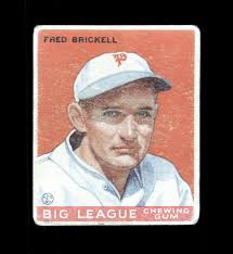 1933 Goudey #38 FRED BRICKWELL
