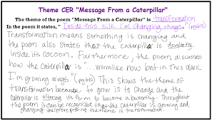 It makes a claim, provides evidence that backs that claim, and provides the reason that the supports the claim. February 2018 Mrs Dailing S 6th Grade Language Arts Class