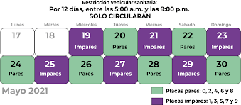 El programa hoy no circula 2021 conserva las mismas reglas de limitación a la circulación que en años anteriores. Wvo8s8ttgd64bm