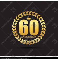 Diese vorlage hilft ihnen dabei. Vorlage Logo 60 Jahre Jubilaum Vektor Illustration Stockfoto 26286174 Bildagentur Panthermedia