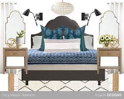 Boho bedroom interior design mood board by juleshurd. Mood Board Blue Neutral Modern Boho Bedroom K Sarah Designs