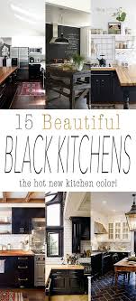 22 beautiful black kitchens that are