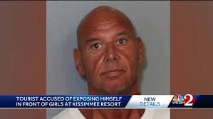 Man accused of exposing himself at Kissimmee resort