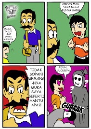  Iiiih Seramnya Si Broto Pocong Kalah Deh Komik Lucu Hantu