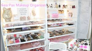 We have all kinds that can fit in cabinet drawers, sit out on shelves and hang on hooks. Ikea Pax Makeup Organizer Ester Castillo Youtube