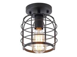 This type of light drops from the ceiling a bit and leaves some space between the ceiling these lights may work especially well for rustic homes such as cabins or rural themed houses and homes. Create For Life Industrial Vintage Rustic Semi Flush Mount Ceiling Light New Lamps Lighting Ceiling Fans Ceiling Fixture