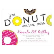 Donut party supplies printable bundle $ 20.00. Donut Birthday Invitation Template Mockaroon