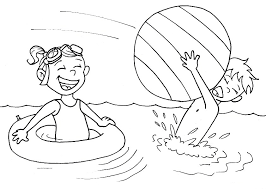Risultati Immagini Per Disegni Da Colorare Sul Mese Di Giugno Per Bambini Paginas Para Colorear Dibujo De Ninos Jugando Agua Para Colorear