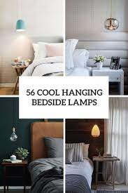 Handmade wooden lamp hook with a colored fabric cable, wall lamp, wooden wall sconce, hanging light, minimal wall lights, bedside lamp twowoodendots 5 out of 5 stars (140) $ 98.85 free shipping add to favorites brass handmade wall mounted lamp , glass rod wall lamp, modern design bedside light shade , housewarming gift hanging sconce. 56 Cool Hanging Bedside Lamps Shelterness