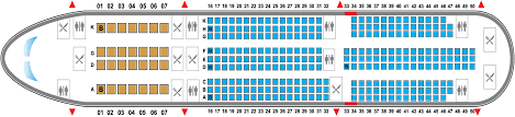 However, american airlines is planning to add free these seats are installed with 31 inches of pitch. Seat Map Boeing 787