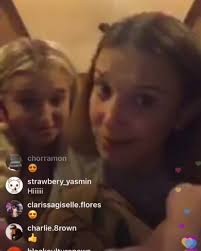 Fillie No Millie And Lilia Live Stream 8 27 2018 Millie Bobby Brown And Lilia Buckingham Did A Live Millie Bobby Brown Bobby Brown Lilia Buckingham