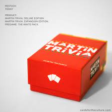 Whether you have a science buff or a harry potter fa. Republic Co Martin Trivia Games Restocked Visit Facebook