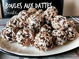 Boules D Energie Aux Dattes Super Faciles Cinq Fourchettes Dattes Boules Energie Pate De Datte