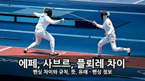남자는 플뢰레, 에페, 사브르의 단체 및 개인전, 여자는 플뢰레의 단체 및 개인전을 한다. Pskclllr8wlldm