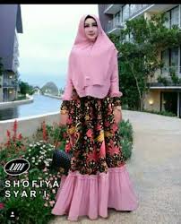 Panjang 70cm, lingkar dada 100cm. Muslim Gamis Batik Shofiya Size Jumbo Shopee Indonesia
