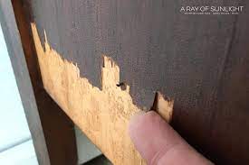You fix a chipped in the wood of a door frame with wood filler. The Best Way To Fix Chipped Wood Furniture