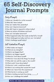 65 Journal Prompts For Self Discovery Journal Writing Prompts Journal Prompts Journal Questions