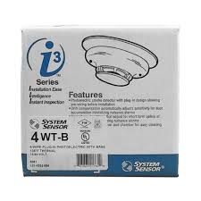 System Sensor 4wt B 4 Wire Smoke Detector W Built In Heat Sensor