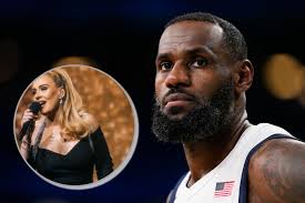 Lebron James en concierto de Adele