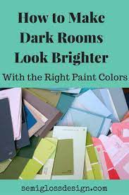 Make Dark Rooms Look Brighter By Choosing Colors With High Lrv Basement Paint Colors Bright Paint Colors Dark Room