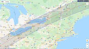 Solar Eclipse 2024 Path Of Totality Map Eclipse Maps Rochester Total Solar Eclipse 2024