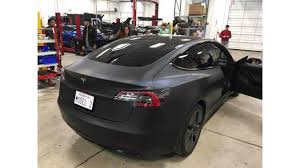 Safety is the most important part of the overall model 3 design. T Sportline S Tesla Model 3 Looks Like Matte Black Prototype
