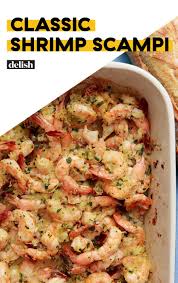 This Baked Shrimp Scampi Is The Perfect Date Night Dinner Recipe Baked Shrimp Scampi Shrimp Dishes Recipes