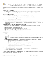 It requires using notes to cite 37. Annotated Bibliography Sample Turabian Welcome To The Purdue Owl