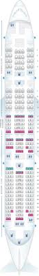 Seat Map Japan Airlines Jal Boeing B777 200er W52 53