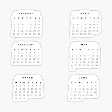 Are you looking for the month of july calendar to download and print for free? Bullet Journal 2021 Calendar July To December Sticker By Caroldoesstuff Redbubble