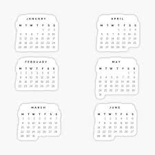 Then, choose either pdf or jpg as the file format of calendar. Bullet Journal 2021 Calendar July To December Sticker By Caroldoesstuff Redbubble