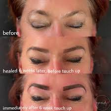 Brow touch up for this beautiful client! This client had her brows done  about 7 years ago (by another artist) and was in desperate need of a  “refresh” ✨ I'd say, she's