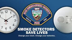 How to replace your smoke alarm batteries подробнее. Sbcofd Reminds You To Change Your Clock Change Your Batteries Vvng Com Victor Valley News Group