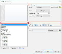 Then a new window where you can set your business card on 6 different tabs open. How To Create A Business Card In Microsoft Outlook